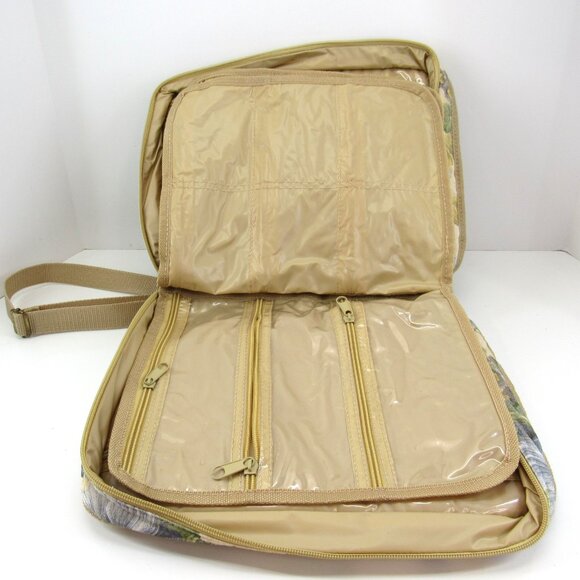 Allary Craft & Sew Blue Flower Print Storage Carryall Case Bag New with Tag - Picture 7 of 11